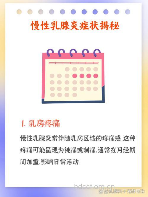 慢性乳腺炎有哪些特点