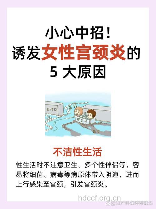 诱发患有宫颈炎的病因是什么