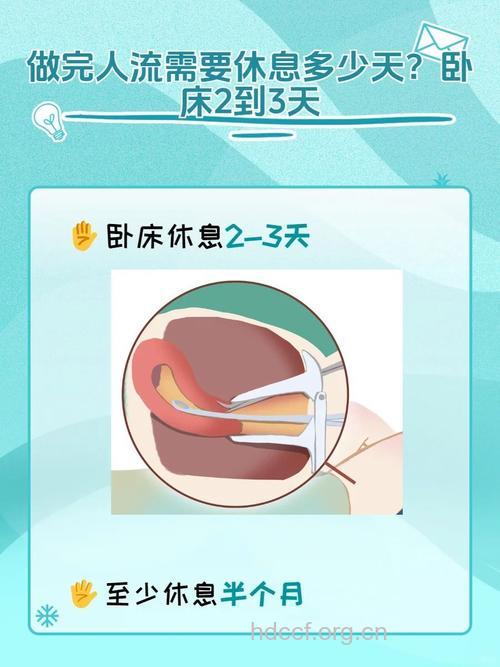 人流术后应多加休息