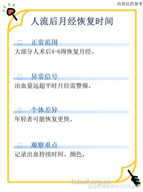 做完人流后多久来月经 一般为20天左右