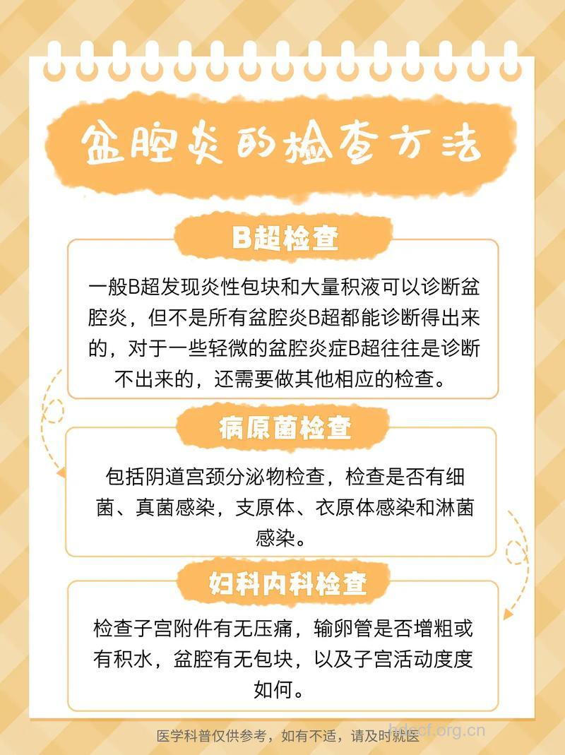 盆腔炎的检查方法