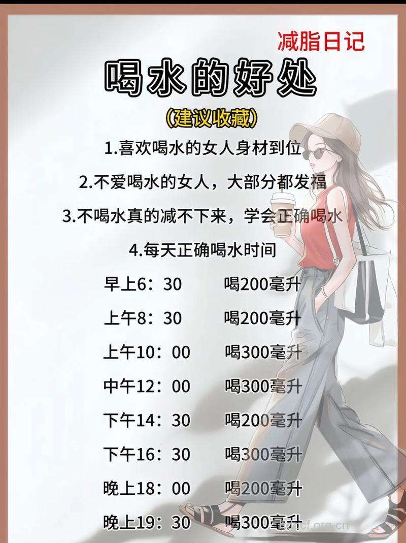 女人选对时间喝水 喝出美丽