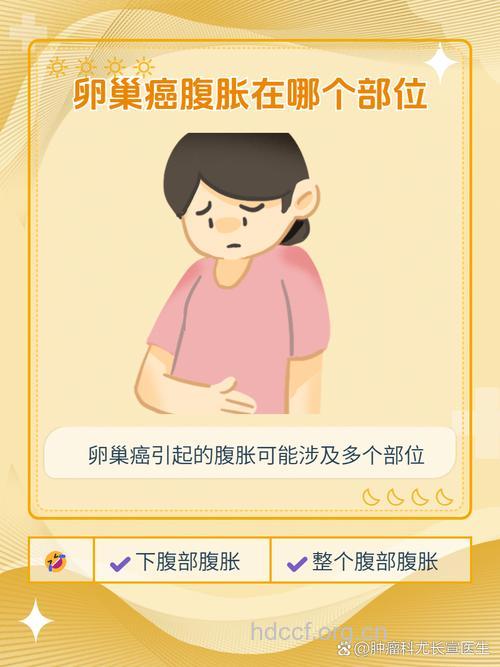 反复腹胀腹痛 女性要警惕卵巢癌