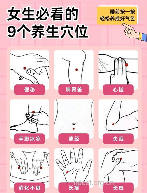 冬季女性美肤 教你穴位按摩排毒法