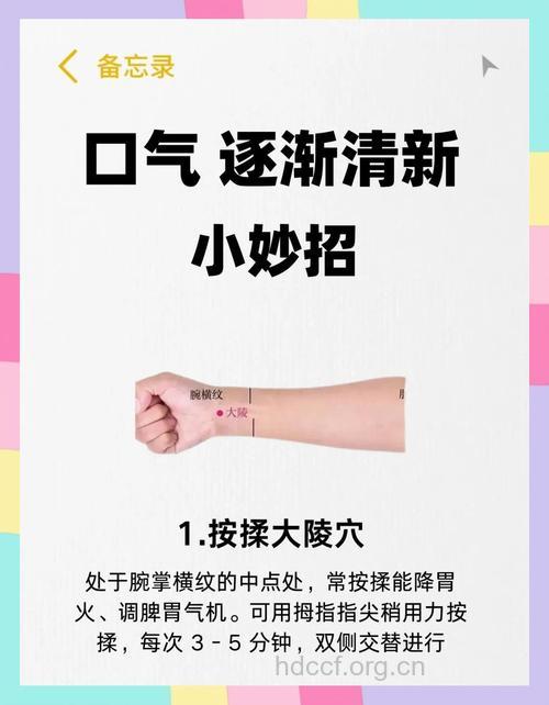 如何快速除口臭？按摩穴位还你清新口气