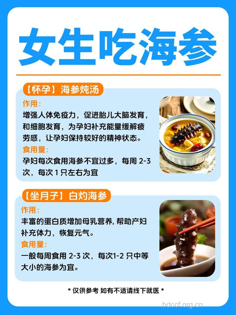 女人能吃海参吗