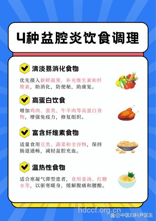 盆腔炎的膳食疗法有哪些