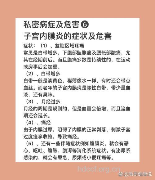 子宫内膜炎究竟有哪些危害