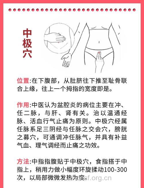 中医怎么按摩治疗盆腔炎