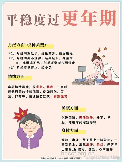 更年期调养要从3点出发