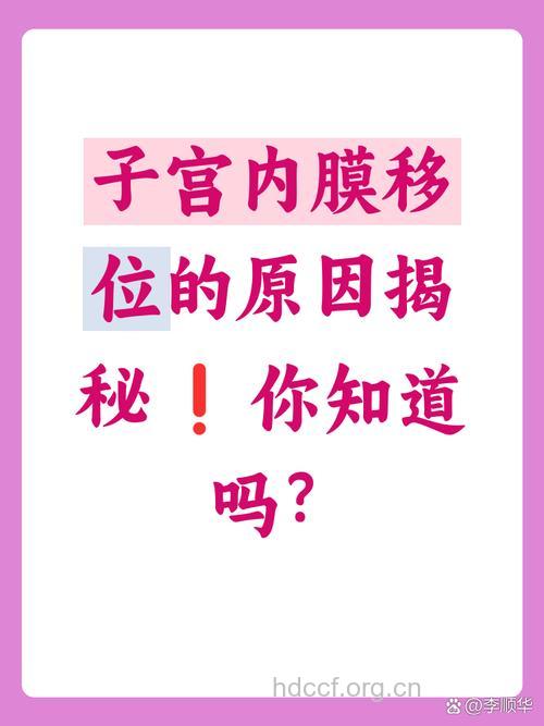 移位的子宫内膜惹了多少祸？