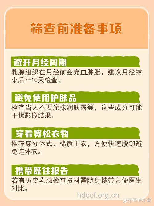 乳腺癌检查有哪些注意事项