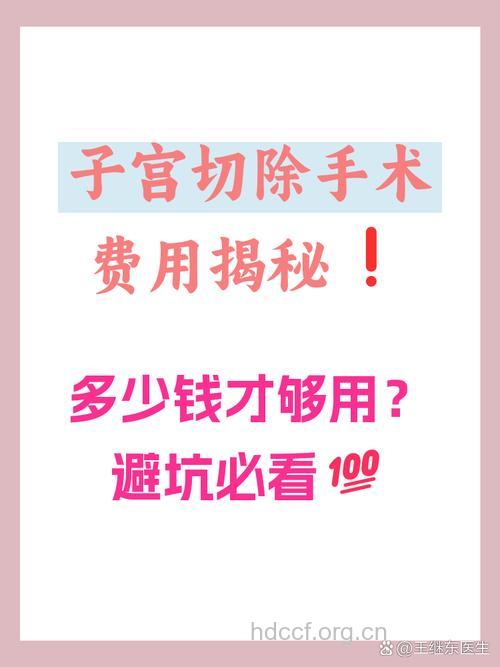 子宫切除术要多少钱 子宫切除有几个步骤