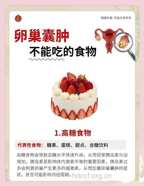 卵巢囊肿的饮食禁忌和注意要点