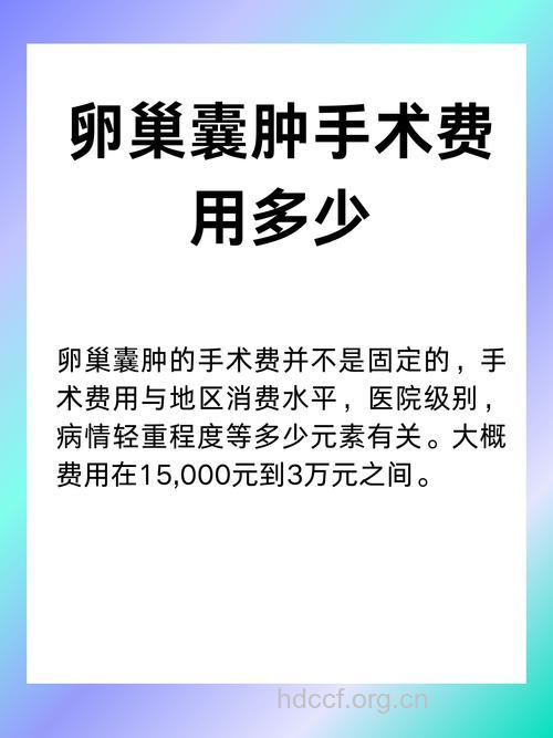 卵巢囊肿微创手术 卵巢囊肿微创手术多少钱?