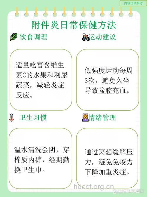 日常中附件炎有什么治疗措施