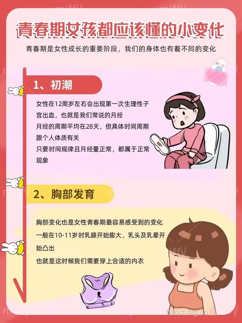 女性青春期有哪些变化