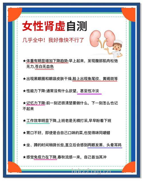 自测：女人你是否肾虚