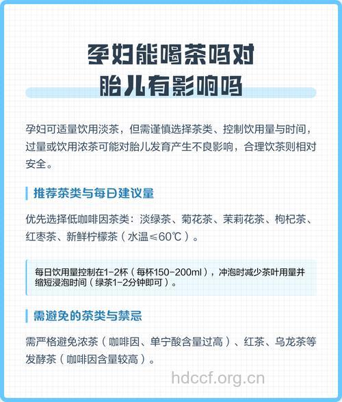 孕妇喝茶会影响胎儿吗