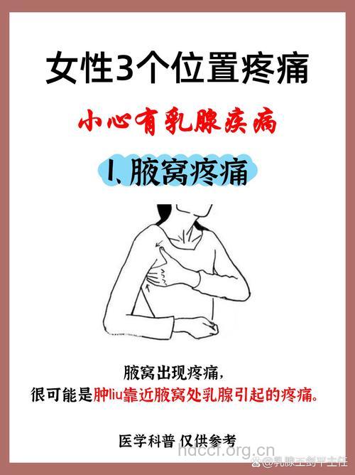女性腋窝痛小心乳腺疾病