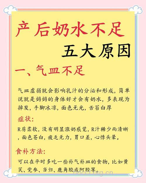 新妈妈奶水不足的原因
