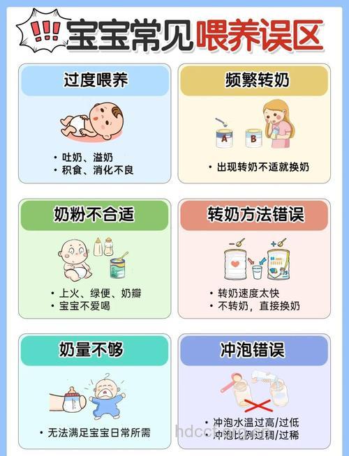 宝宝奶粉喂养误区
