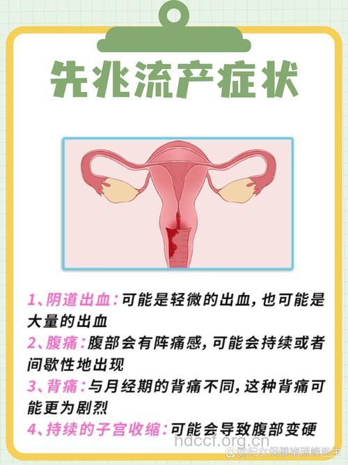 流产有哪些先兆