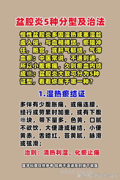 慢性盆腔炎中医治疗方法