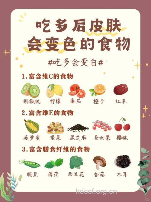 食物能影响我们的肤色吗