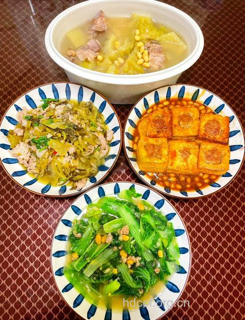 晚餐4道菜营养丰富利健康