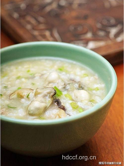 女性宜吃牡蛎皮蛋粥 滋阴降火