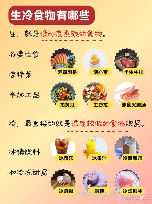 经期不能吃的15种生冷食物
