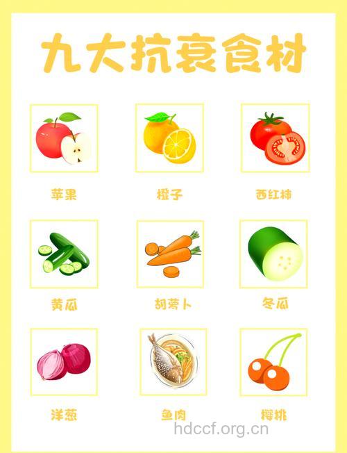 九种抗衰老神奇食物 越食越美