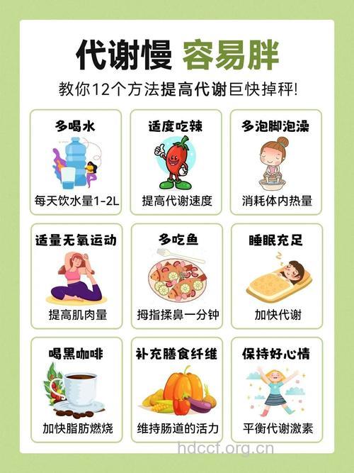 教你7招加快新陈代谢的方法