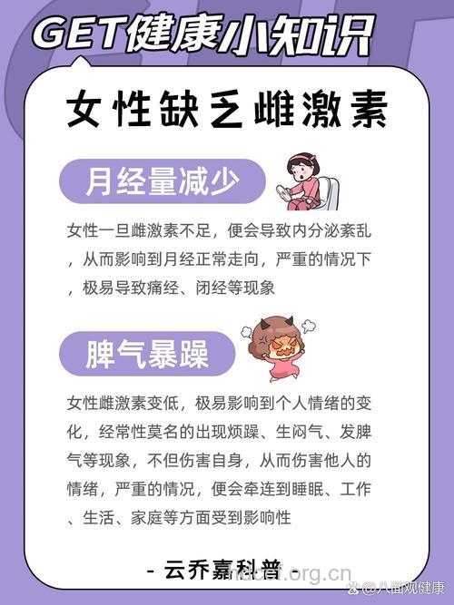 女人缺乏荷尔蒙的表现