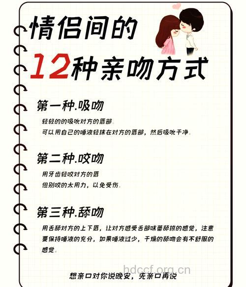 几种接吻技巧你会吗?