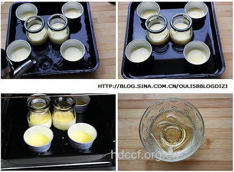 美容食谱之可可双色布丁的做法