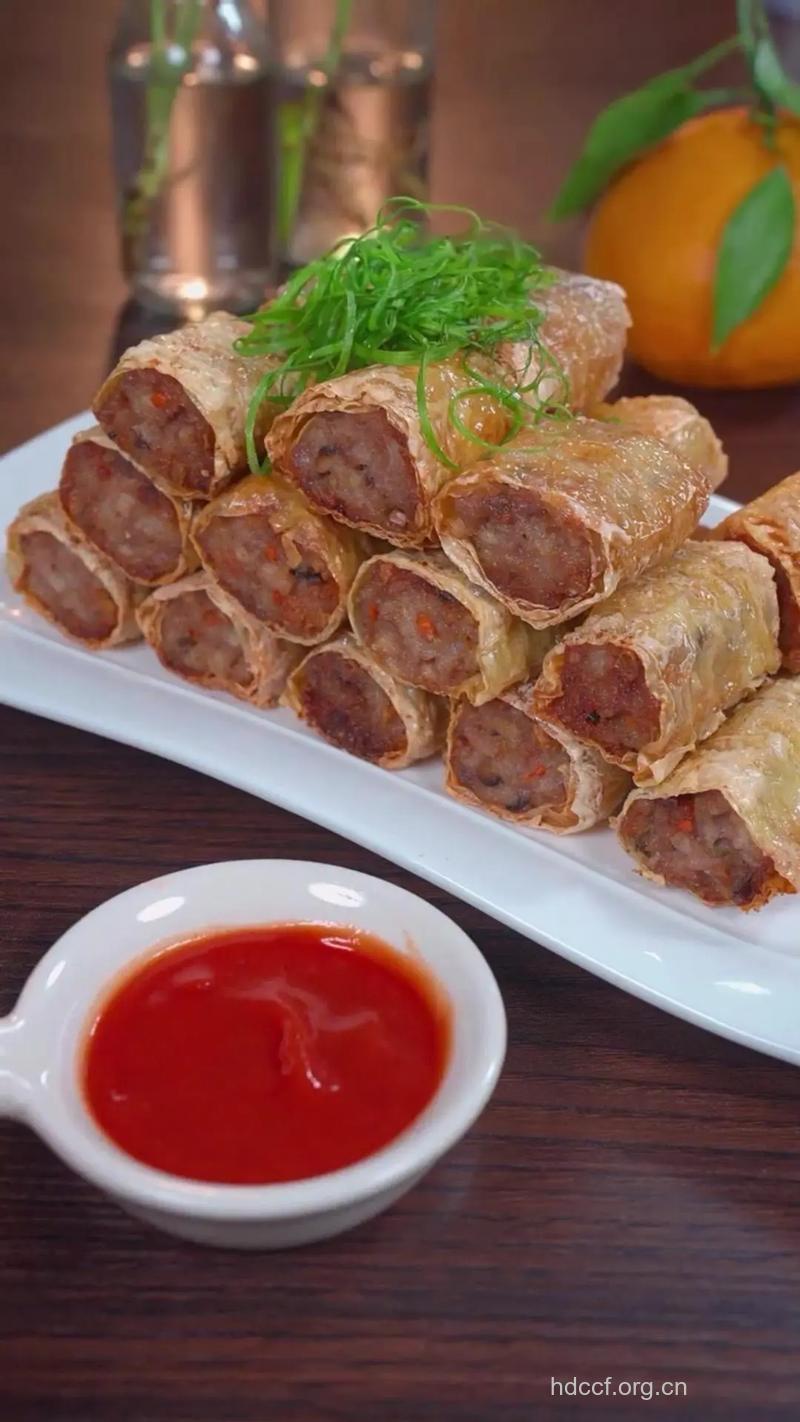 美容食谱:罗汉腐皮卷的做法