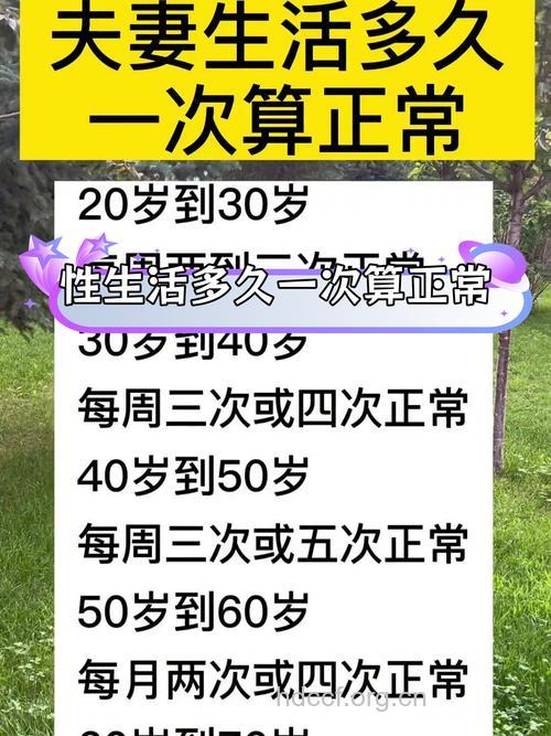 新婚男女每日最佳次数