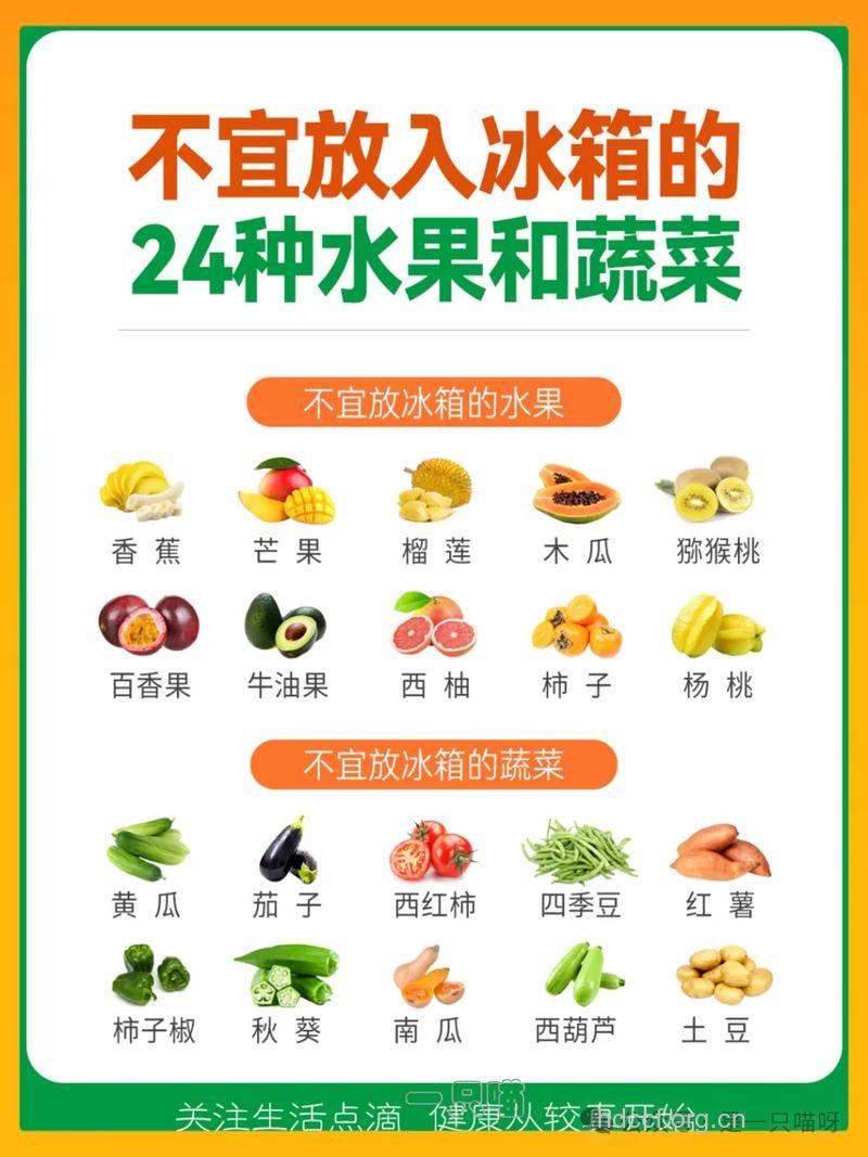 冰箱里不宜存放是10种食物
