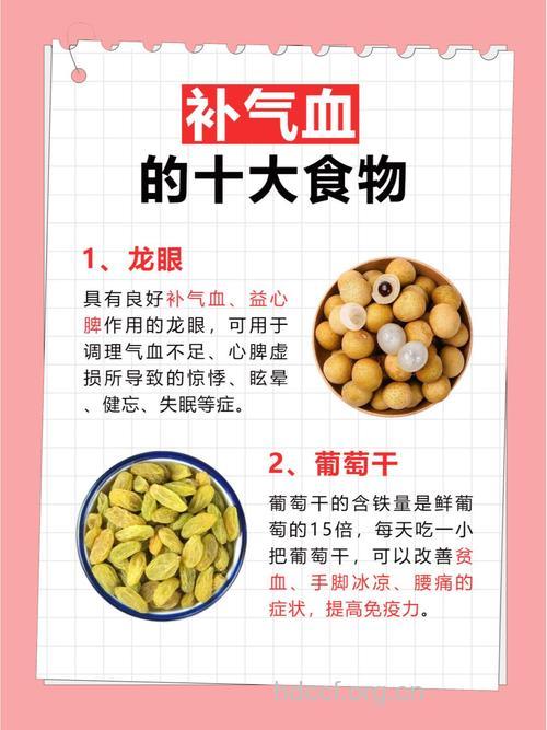 适合女性补血的食物有哪些