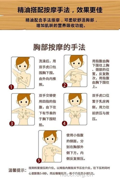 让女人乳房舒服的按摩方法