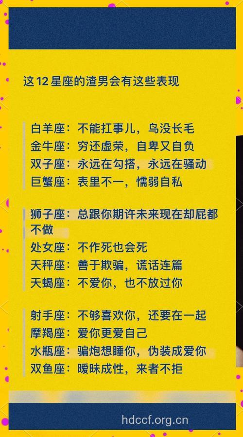 12星座的爱情友情事业观大全盘点