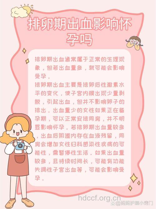 排卵期出血会影响怀孕吗