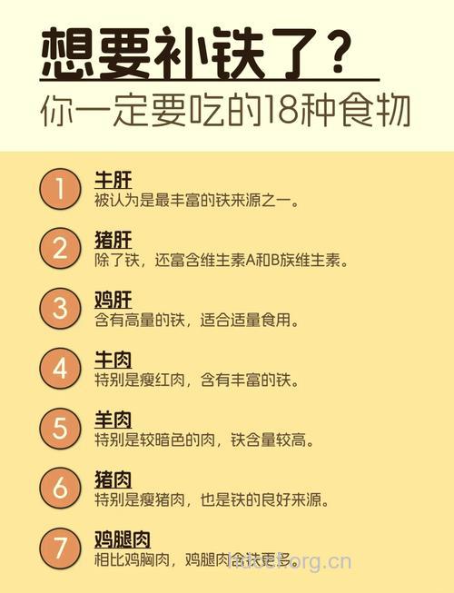 蔬菜水果可以补铁吗
