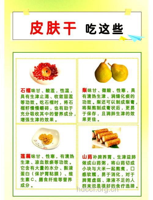 皮肤干燥的原因 护肤一定要多吃这些食物