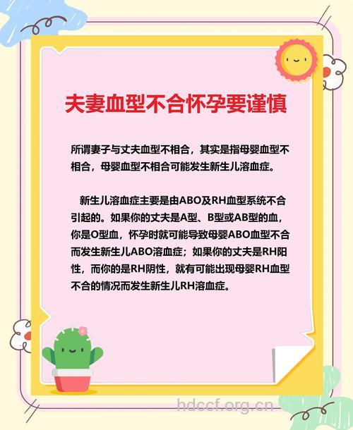 夫妻血型不合能生孩子吗