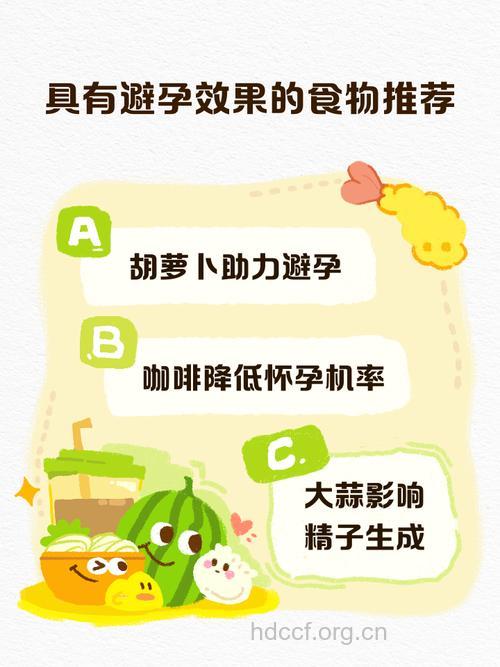 有避孕效果的6种食物