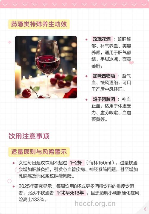 女人喝6种酒可以养生养颜