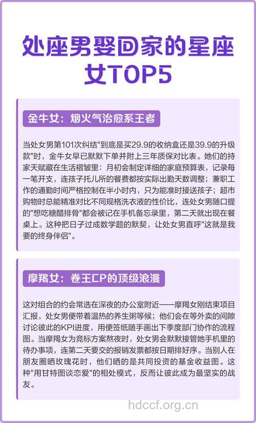 最值得娶回家的星座老婆